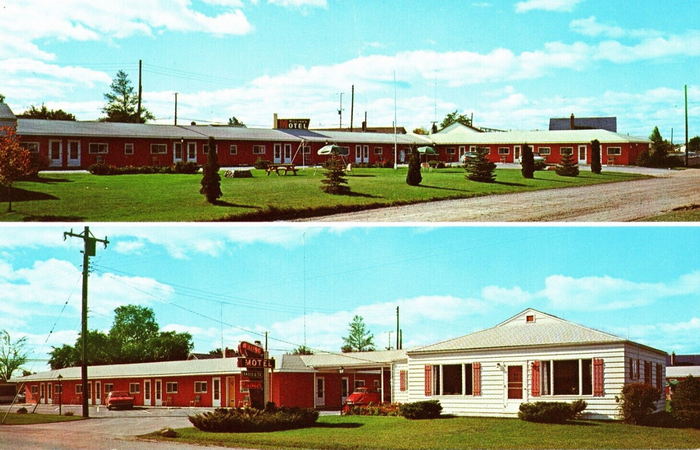 Aspen Motor Inn (Willing Motel) - Vintage Postcard